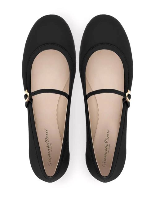 Black nappa leather/leather ballerina Gianvito Rossi | G2222305GOMNAPNERO